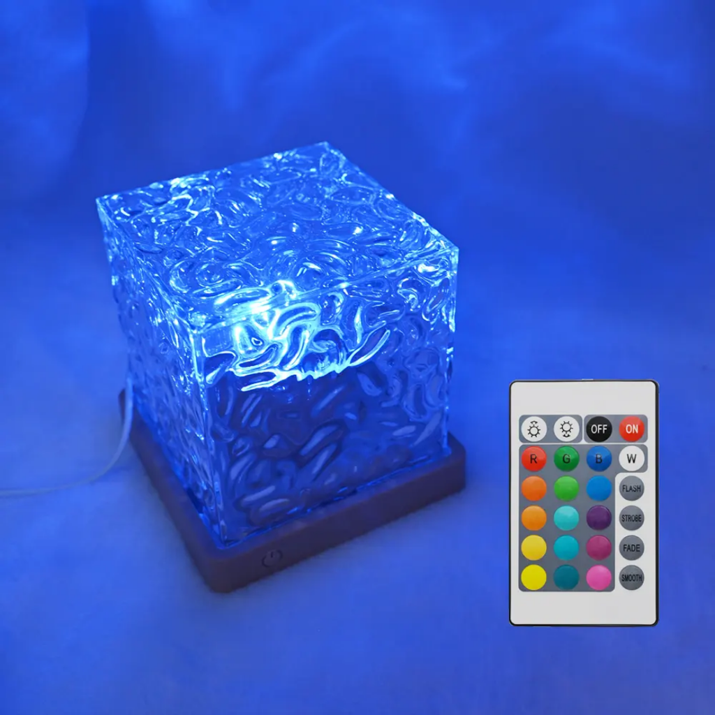 Lampe LED Cube Multicolore avec Télécommande – Ambiance Magique pour Chambre & Salon