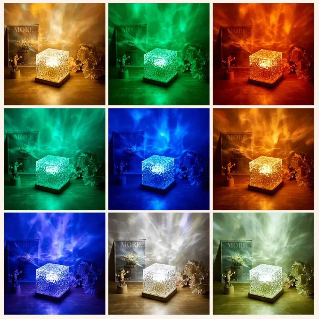 Lampe LED Cube Multicolore avec Télécommande – Ambiance Magique pour Chambre & Salon