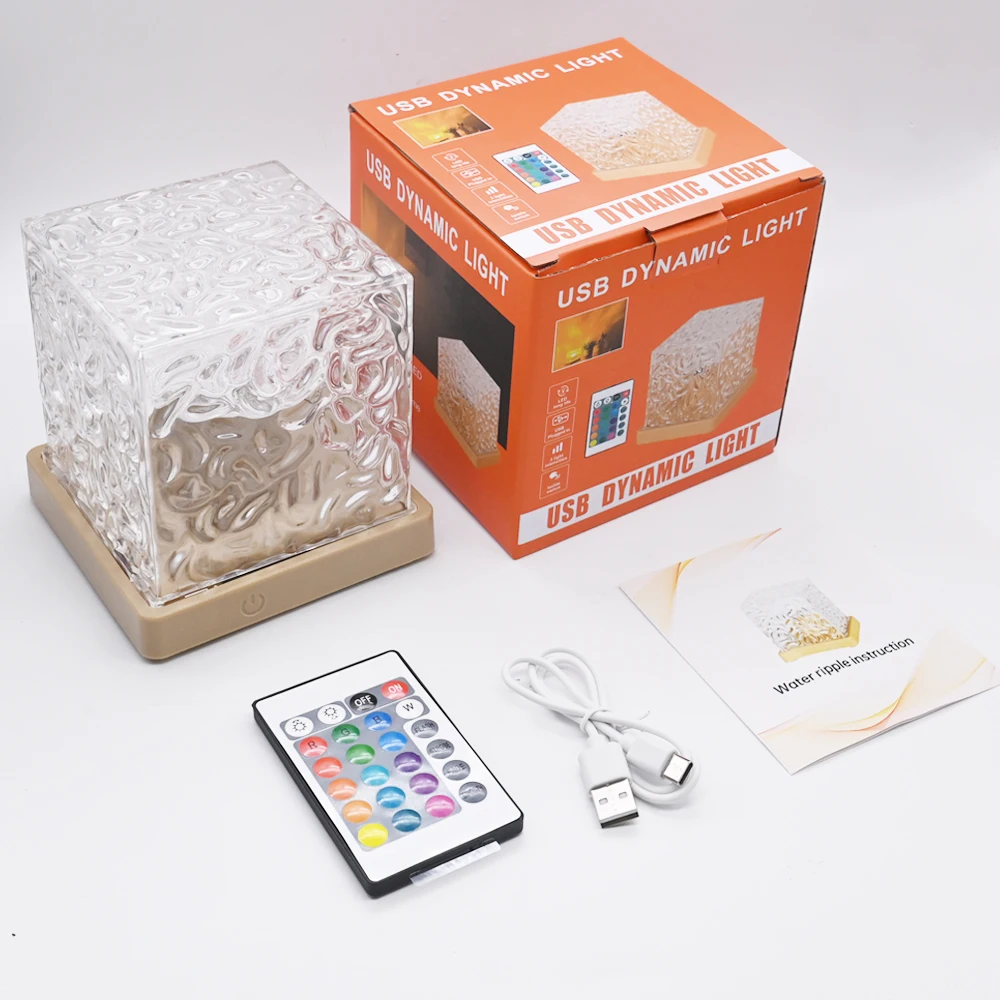 Lampe LED Cube Multicolore avec Télécommande – Ambiance Magique pour Chambre & Salon